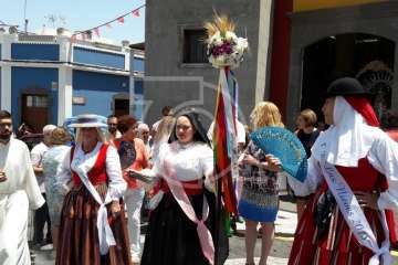 Telde rinde honores a su alcaldesa perpetua (Foto Miguel Florido)